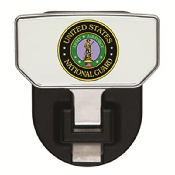 CARR 183232 HD Universal Hitch Step US National Guard - Single