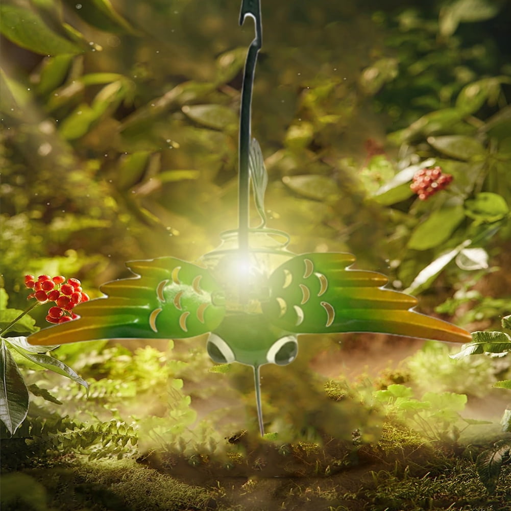 CARRFA 2025 New Solar Hanging Insect LED Simulation Light, Art Garden ...