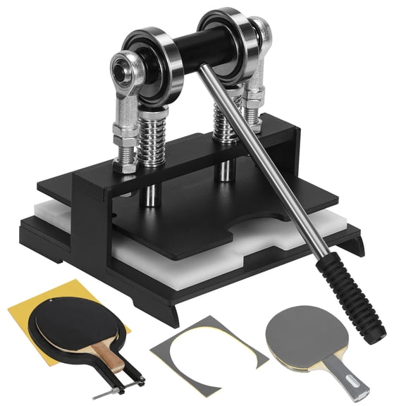 CARRFA Professional Table Tennis Rubber Cutter, Heavy-Duty Racket Rubber Cutting Machine for Standard Round Paddles