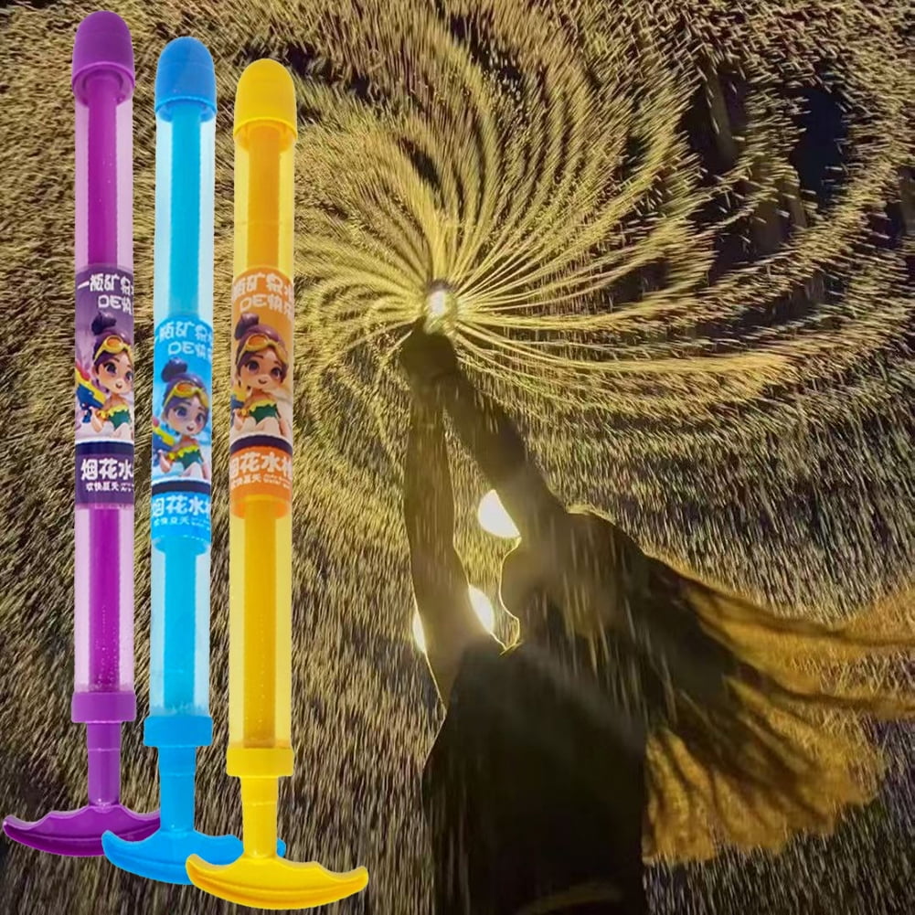 CARRFA Romantic Firework Water Gun for Adults Kids, High Pressure Pull ...