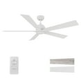 thumbnail image 1 of CARRO 60" Large ETL-certified Downrod Indoor Ceiling Fan with Remote No Light, 1 of 7