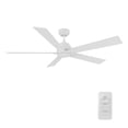 thumbnail image 1 of CARRO  Bijou 60"  5-Blade Indoor Ceiling Fan with Remote-Downrod-White, 1 of 5