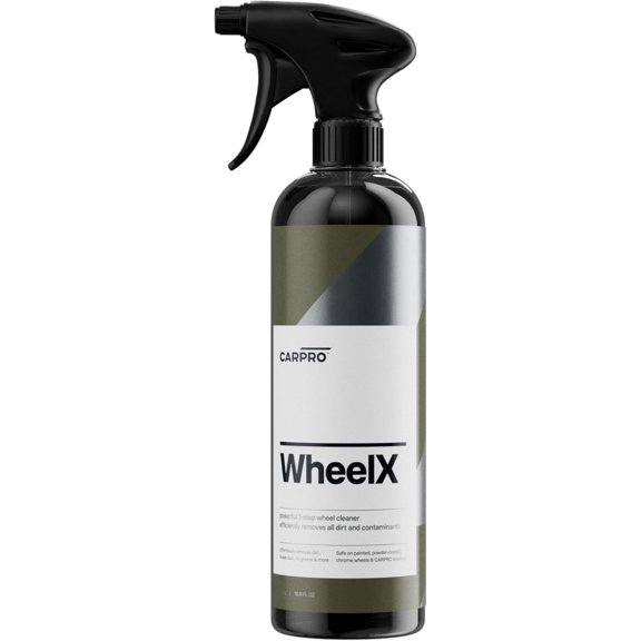 CARRO WheelX Wheel & Tire Cleaner Spray for Car Detailing - Professional 1-Step Formula, Safe on Chrome & Powder Coated Wheels, Rims, Calipers - Removes Dirt, Brake Dust, Grease - 500ml (17 fl oz)