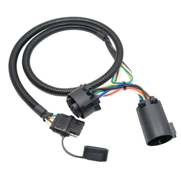 CARROFIX USCAR Wiring Harness with 4-Way Flat Trailer Connector for Factory Tow Package