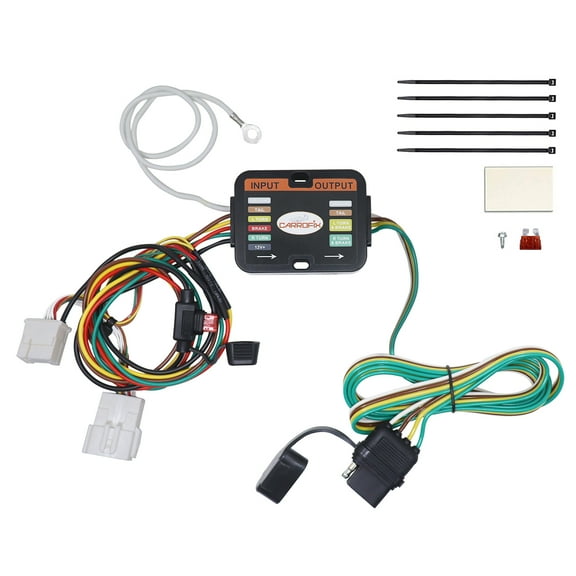 CARROFIX Vehicle Wiring Harness with 4 Way Flat Trailer Connector for 2012-2016 Honda CRV