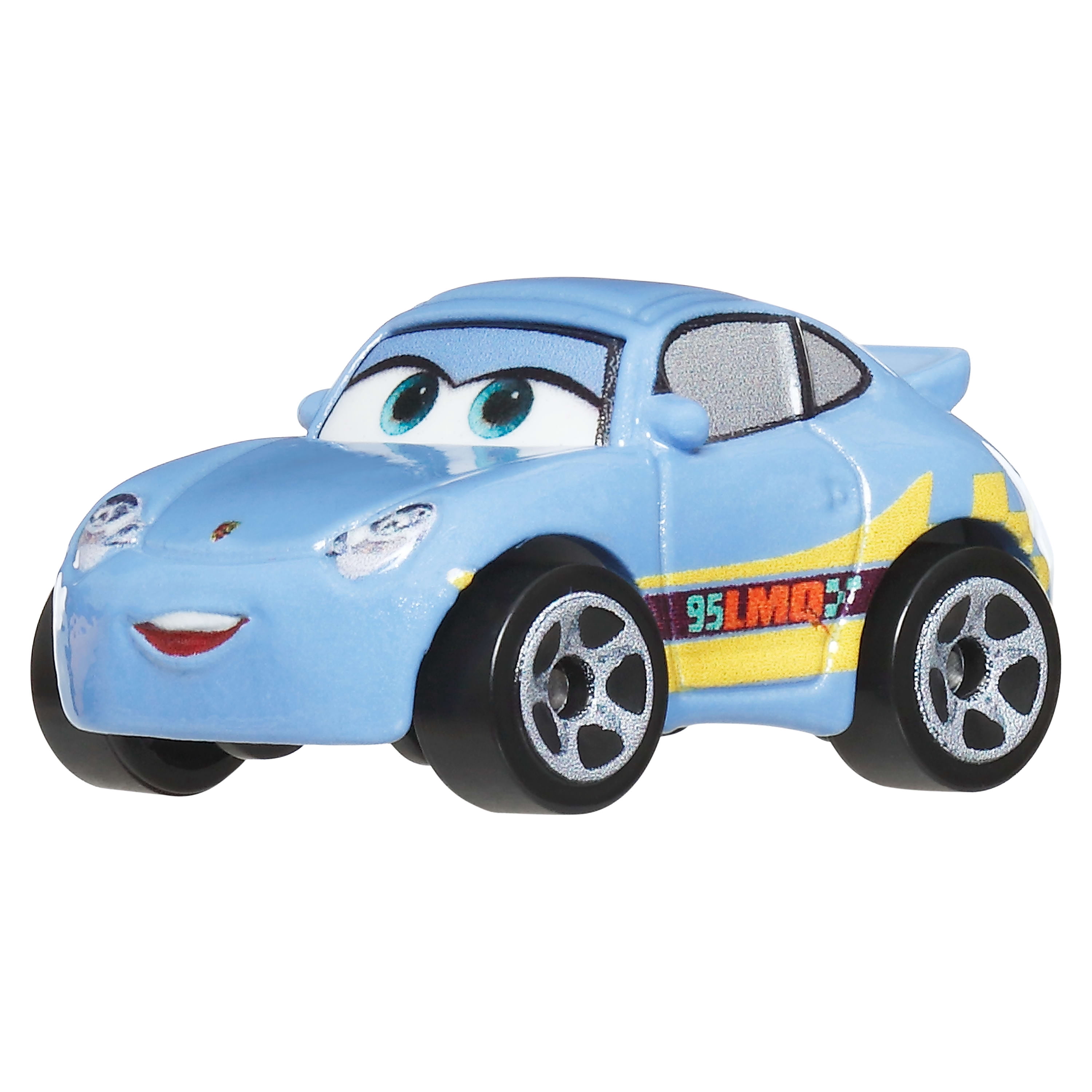 Disney and Pixar Cars Mini Racers 3-Pack, Set of 3 Toy Vehicles from the Franchise (Styles May Vary)
