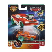 Disney and Pixar Cars 1:55 Scale Toy Vehicle with Colorful Light-Up Features (Styles May Vary)