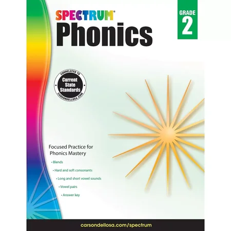 CARSON-DELLOSA Spectrum Phonics Gr 2 704605