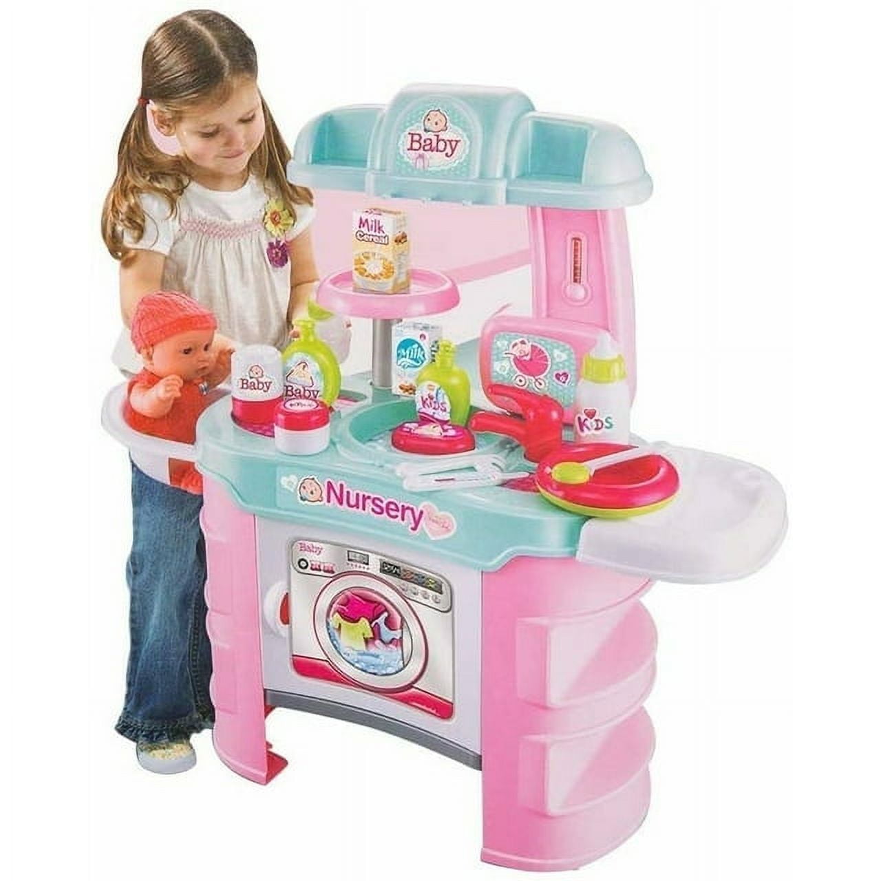 CARSTY Kids Nursery Care Playset Toy & Gift Pretend Role Play Baby Doll