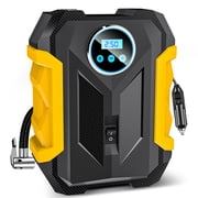 CARSUN Portable Automobile Air Compressor Digital Tire Inflation Pump LED Lamp Tire Compression Pump Compressor For Car Motorcy