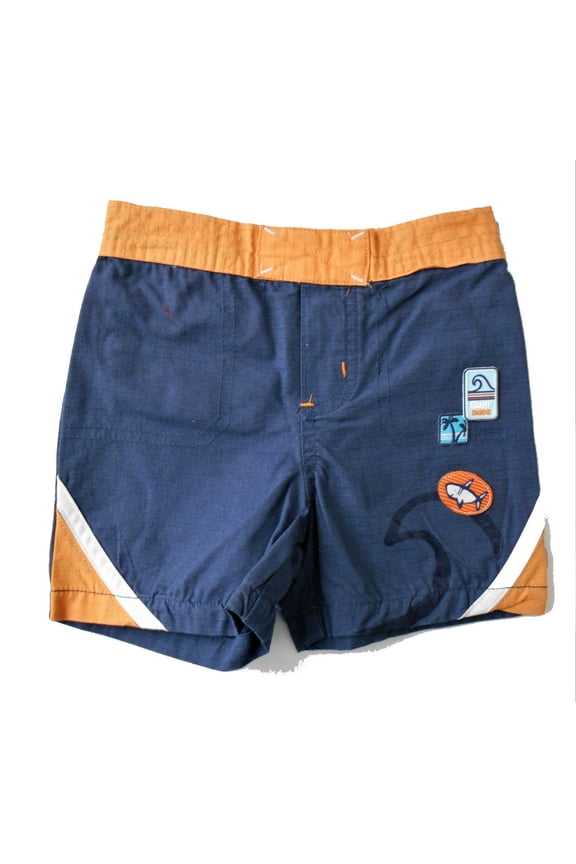 BOYS SHORTS - BLUE SZ 12 MONTHS - SURF DUDE