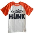 thumbnail image 1 of CARTER'S BOYS TOP TEE SHIRT GRAPHIC - CERTIFIED HUNK SZ 4T ORANGE, 1 of 1