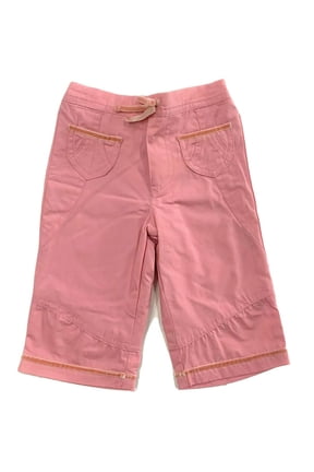 GIRLS PANTS - SOLID PINK SZ 6 MONTHS - BABY PANTS ACTIVE