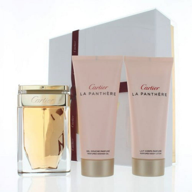 CARTIER LA PANTHERE WOMEN 3 PIECE GIFT SET - 2.5 OZ EAU DE PARFUM
