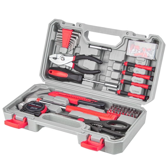 CARTMAN, 126 Piece Tool Set Heat Treated Chrome Finish Furniture Assembly Tool Set, 126 Piece
