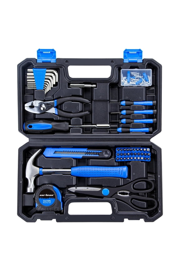 126-Piece Tool Set Heat Treated Chrome Finish Furniture Assembly Tool Set Blue