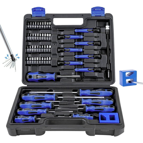 CARTMAN 59-Pieces Precision Screwdriver Set, Professional Magnetic Repair Tool Kit for Home, Bicycle Office Equipment And Car Repairs