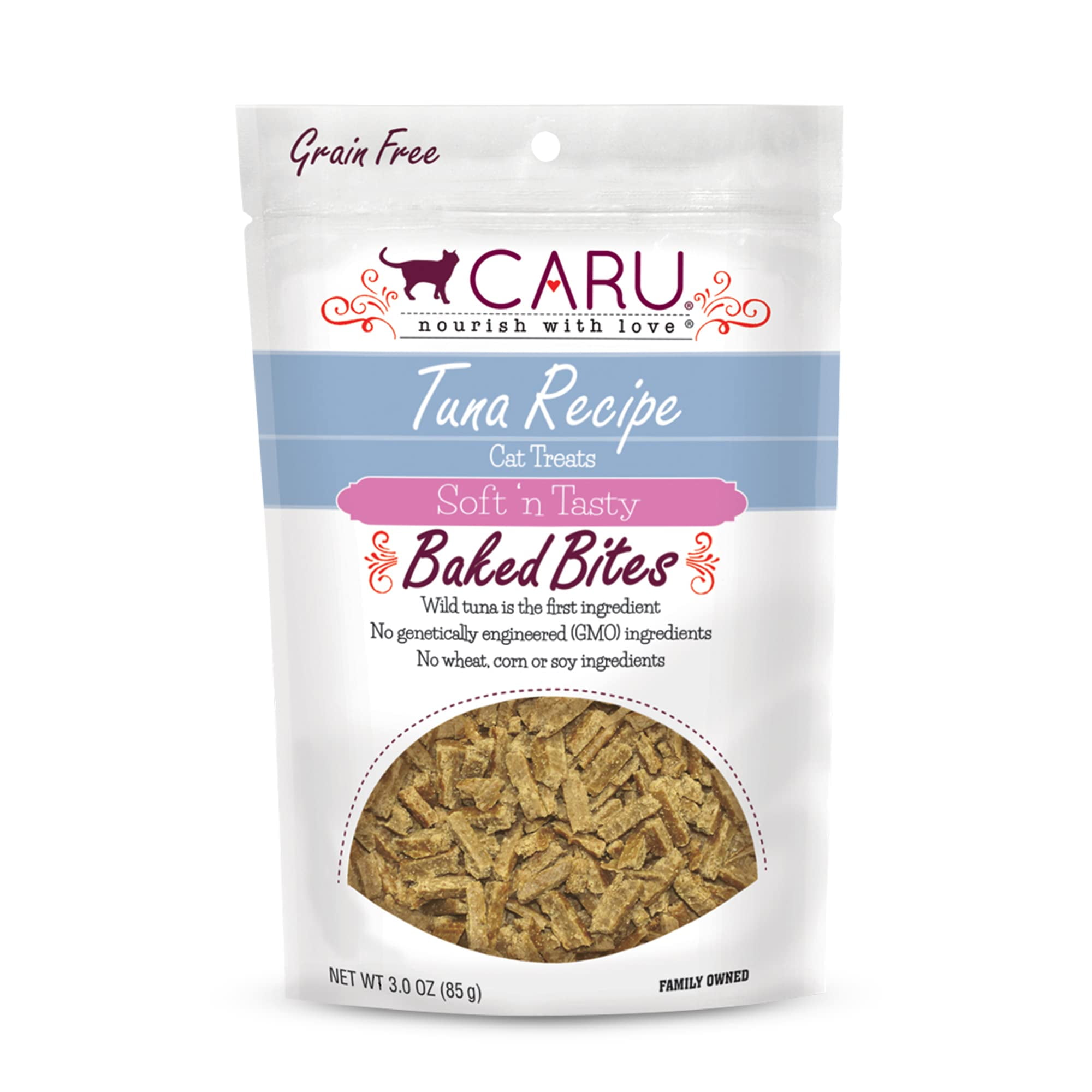 CARU Soft ‘n Tasty Baked Bites Tuna Bites Cat Treats Flavorful