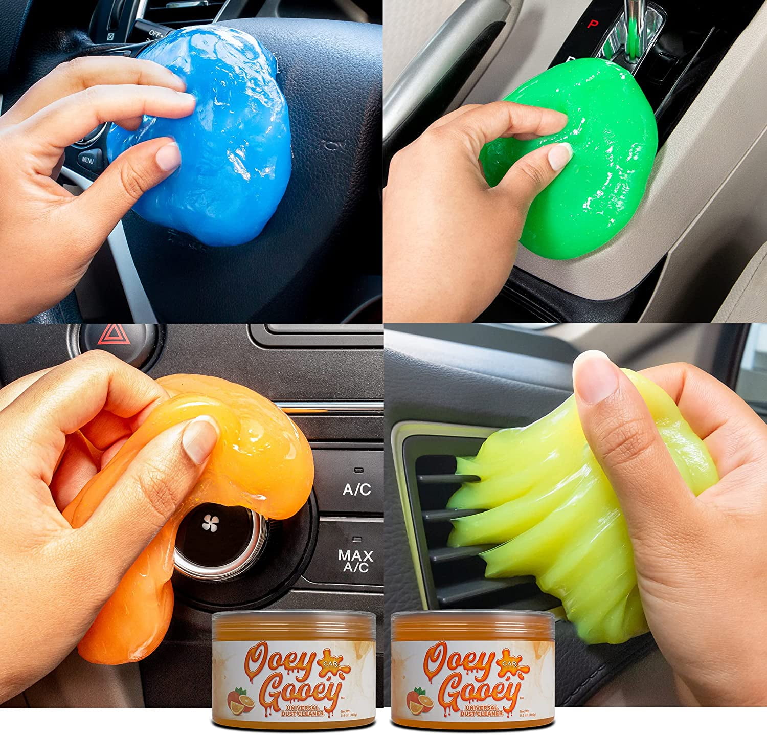 Yellow LEMON Car Auto Interior Detailing Magic Cleaning Gel Slime Dust  Cleaner