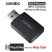 CARabc B1 Wireless CarPlay Adapter, Convert Wired to Wireless, 5GHz WiFi Bluetooth