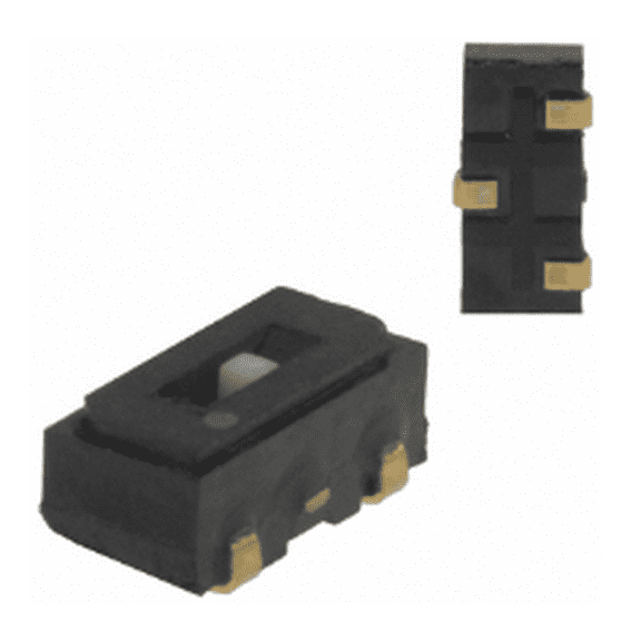 CAS-120TA Slide Switch SPDT 100MA 6V Surface Mount :RoHS, Cut Tape