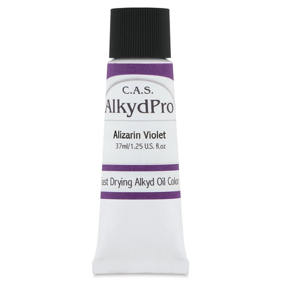 CAS AlkydPro Fast-Drying Alkyd Oil Color - Ailzarin Violet, 37 ml tube