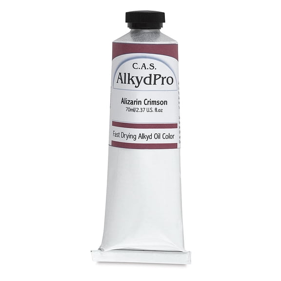 CAS AlkydPro Fast-Drying Alkyd Oil Color - Alizarin Crimson, 70 ml tube
