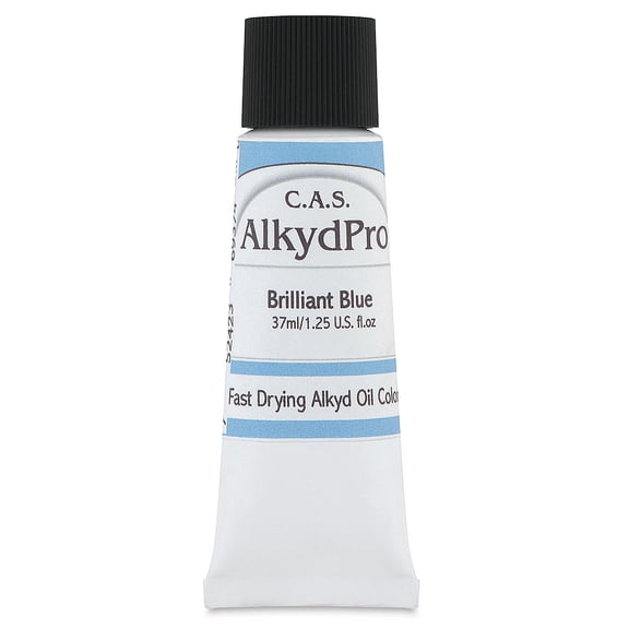 CAS AlkydPro Fast-Drying Alkyd Oil Color - Brilliant Blue, 37 ml tube