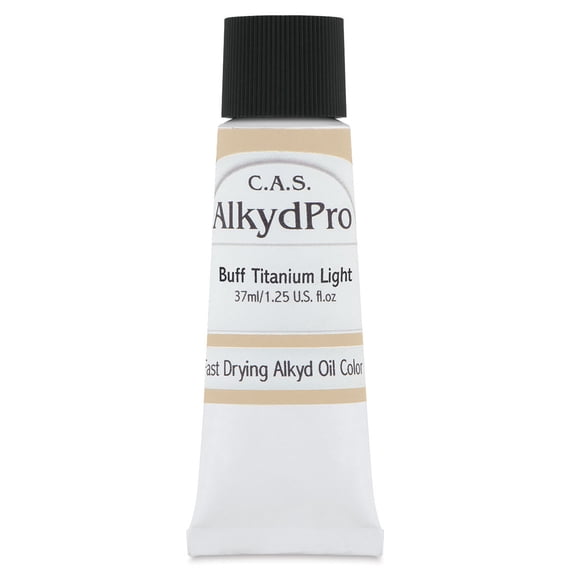 CAS AlkydPro Fast-Drying Alkyd Oil Color - Buff Titanium Light, 37 ml tube