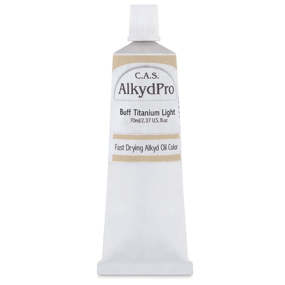 CAS AlkydPro Fast-Drying Alkyd Oil Color - Buff Titanium Light, 70 ml tube