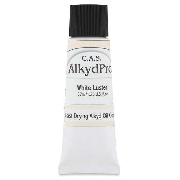 CAS AlkydPro Fast-Drying Alkyd Oil Color - Luster White, 37 ml tube