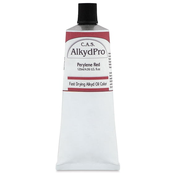 CAS AlkydPro Fast-Drying Alkyd Oil Color - Perylene Red, 120 ml tube