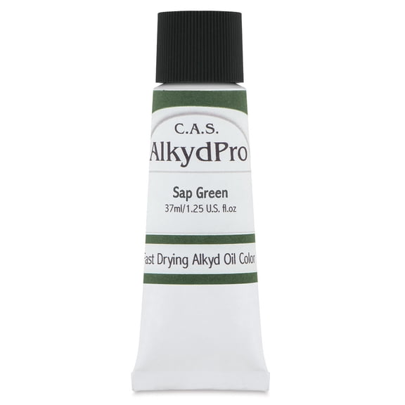 CAS AlkydPro Fast-Drying Alkyd Oil Color - Sap Green, 37 ml tube