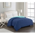 thumbnail image 1 of CASA Navy Down Alternative Reversible Comforter, King, 1 of 2