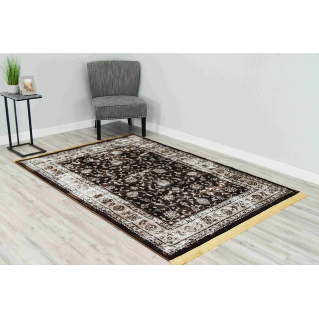 Casablanca Rug Design 1016 - 7'8"x10'8", Brown