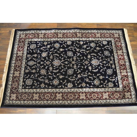CASABLANCA Modern Stylish Living Room Rug Design 1016 - 2'6"x7'9" Runner, Red-Navy