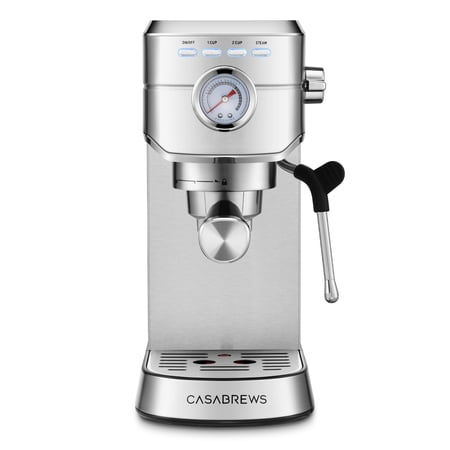 CASABREWS CM5418 20-Bar Espresso Machine and Coffee Maker, Stainless Steel