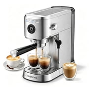 CASABREWS 5418 Basic 20-Bar Espresso Machine with Steam Wand, Stainless Steel