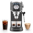 thumbnail image 1 of CASABREWS CM5418 Espresso Machine, 20-Bar Coffee Maker with PID Temperature Control, Pressure Gauge, Pre-Infusion, Steam Wand & Stainless Steel Design, Black, 1 of 11