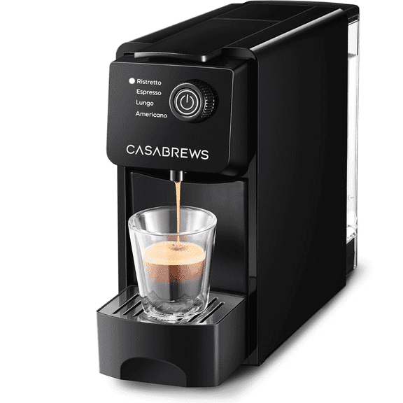 CASABREWS CM7036E, 20 Bar Espresso Machine for Nespresso Original Pods, Black