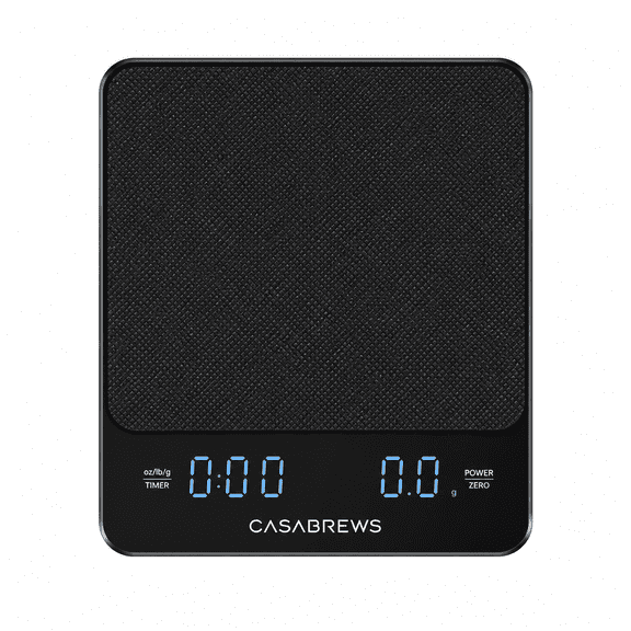 CASABREWS Coffee Scale with Timer, 0.1g High Precision Digital Espresso Scale, 3000g Capacity, Rechargeable Coffee Scale with Auto Shut-Off.