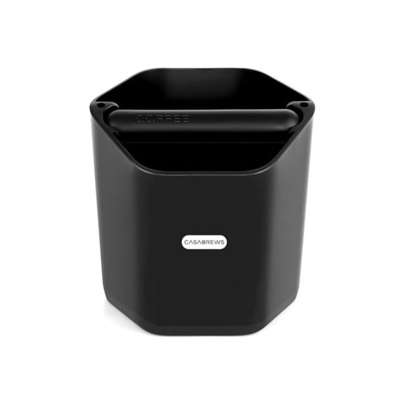 CASABREWS KB16CAS 5-Inch Coffee Knock Box Black,Dishwasher Safe, Large Capacity