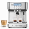 thumbnail image 1 of CASABREWS ULTRA Espresso Machine, Professional 20 Bar Espresso Maker with 58mm Commercial Portafilter, Adjustable PID Temperature Control, LCD Display & Steam Wand, 1 of 11