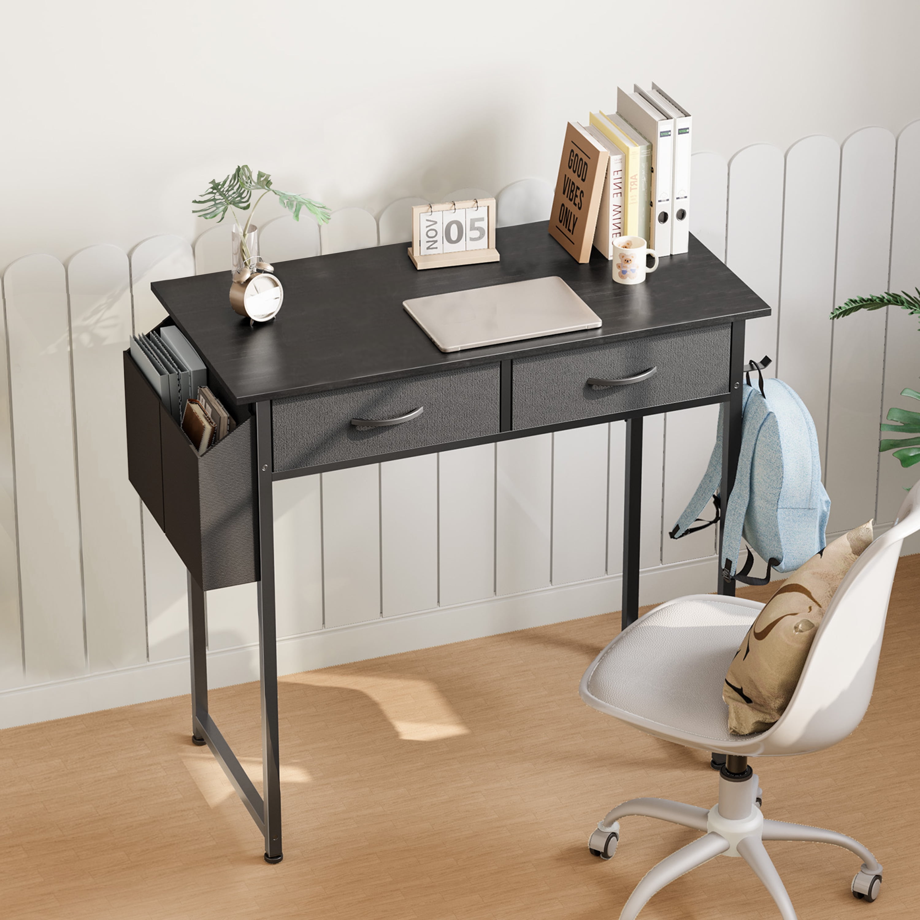 Furinno Jaya Easy Assemble Student Writing Desk with Drawer Furinno Jaya Easy Assemble Student Writing Desk with Drawer