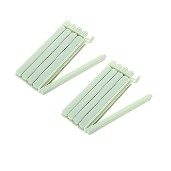 CASAFUN 10 Pack Sealing Clips for Food Bags - Easy Lock Design Multi-Colored Airtight for Snacks and Freshness Preservation for Kitchen Organization