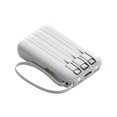 thumbnail image 1 of Cififendec 10000mAh Small Power Bank,Mini Portable Charger Built in 3 Cables,USB C Input/Output ,External Battery Portable Charger Power Bank for Phone,Tablet, 1 of 6