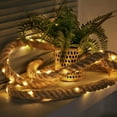thumbnail image 1 of CASAFUN 3.3ft LED Hemp Rope Lights Battery Operated, Vintage Fence Lights LED String Lights Waterproof Fairy Lights for Outdoor/Indoor Bedroom Xmas Outdoor Decor, 1 of 7