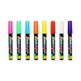thumbnail image 1 of CASAFUN 8 Color 7mm Outline Pen Set Chalk Marker Pen & Dry Erase Markers Tip Fluorescent Markers Highlighters for LED Menu Board Bistro Boards Art Glass Window Blackboard Whiteboard, 1 of 12