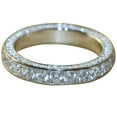 thumbnail image 1 of CASAFUN 925 Sterling Silver Shiny Full Diamond Gemstone Ring Cubic Zirconia Rings Cocktail CZ Diamond Ring Eternity Engagement Wedding Band Ring for Women, 1 of 5