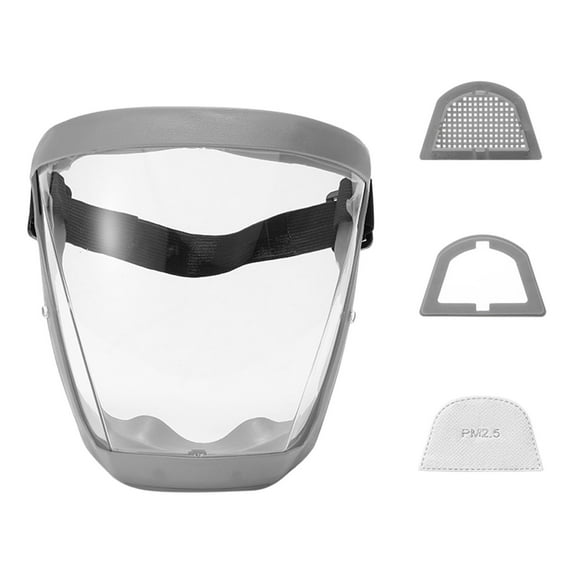 CASAFUN Anti-Dust & Fog-Free Face Shield,Super Protective Face Shield Mask for Work,Full Face Shield for Weed Whacking,Face Shield for Grinding and Cutting,Protective Full Face Shield Mask